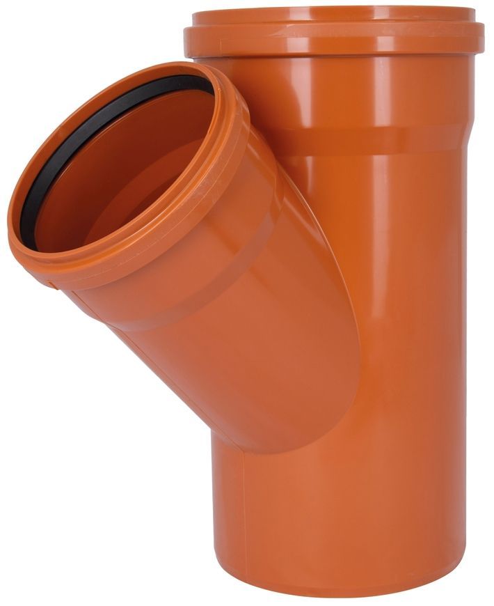Тройник канализационный Ostendorf-OSMA KG System d200/160/200&times;45&deg; SD00058103