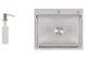 Кухонная мойка LIDZ Handmade H6050 Brushed Steel 3,0/1,0 диспенсер LDH6050BRU35371 - LDH6050BRU35371 - 1
