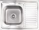 Кухонна мийка LIDZ 6080-L Satin 0,8 мм (180) - LIDZ6080LSAT8 - 1