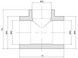 Тройник PPR ALFA PLAST 40х32х40 APRETE4032X - APRETE4032X - 2