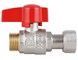 Кран кульовий прямий з накидною гайкою Thermo Alliance Standart 1/2" ВЗ латунь PN40 TAS261W15