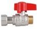 Кран кульовий прямий з накидною гайкою Thermo Alliance Standart 1/2" ВЗ латунь PN40 TAS261W15