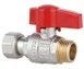 Кран кульовий прямий з накидною гайкою Thermo Alliance Standart 1/2" ВЗ латунь PN40 TAS261W15