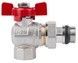 Кран шаровой с американкой и антипротечкой Icma Far. Rossa 1/2" угловой №362 87362AD11 - 87362AD11 - 3