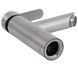 Смеситель для умывальника Brinex Pure 001F низкий Nickel BRIPUR001FNKL - BRIPUR001FNKL - 3