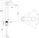 Змішувач для раковини високий Lidz Nexus 001FH Nickel k35 LDNEX001FHNKS49185 - LDNEX001FHNKS49185 - 2