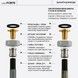 Шланг для підключення води Thermo Alliance Forte 60 см нержавіюче обплетення D10 1/2"x1/2" ВР TAF384W60