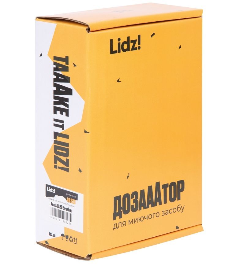 Дозатор для моющего средства Lidz Acsis LA29 Brushed Steel круглый LDACSLA29BRU49828