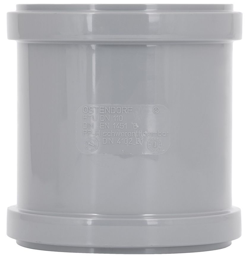 Муфта насувна (ремонтна) каналізаційна Ostendorf-OSMA HT-System PLUS d110 SD00057122