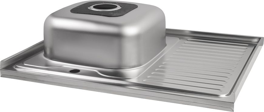 Кухонна мийка LIDZ 6080-L Satin 0,8 мм (180) - LIDZ6080LSAT8