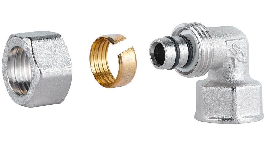 Кутик обтискний SD Plus 16х1/2" ВР розбірний латунь SD156W1615