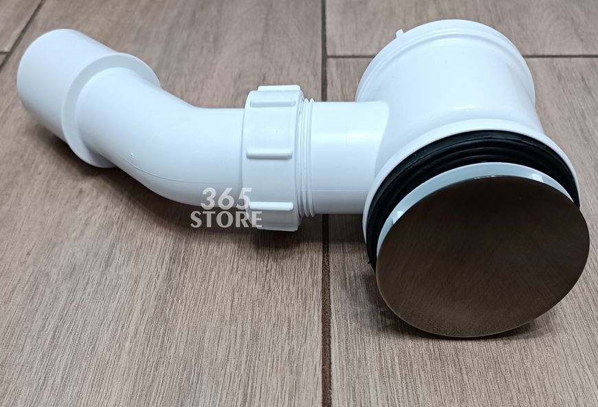 Сифон для душевого поддона McALPINE HC26-AB 50 мм бронза чистка сверху (HC26BODY + HC26ABTRIM) - НС26-АВ