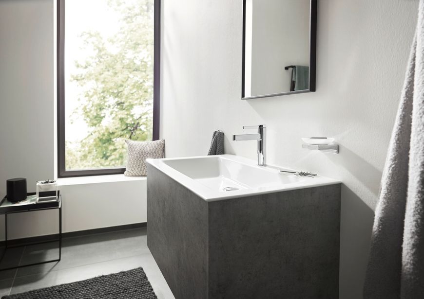 Смеситель для раковины HANSGROHE Finoris 100 Chrome 76010000 хром с донным клапаном - 76010000