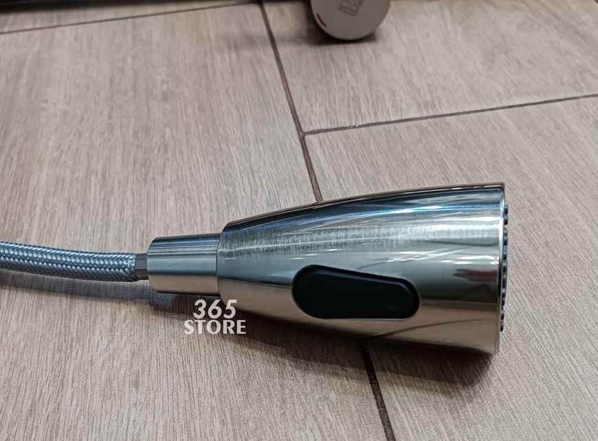 Смеситель для кухни LIDZ Aria 015FL Nickel с выдвижным изливом LDARI015FLNKS34945 - LDARI015FLNKS34945