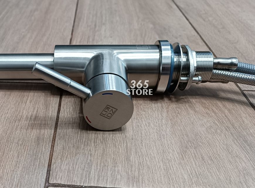Смеситель для кухни LIDZ Aria 015FL Nickel с выдвижным изливом LDARI015FLNKS34945 - LDARI015FLNKS34945