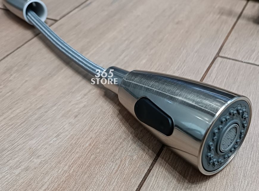 Смеситель для кухни LIDZ Aria 015FL Nickel с выдвижным изливом LDARI015FLNKS34945 - LDARI015FLNKS34945