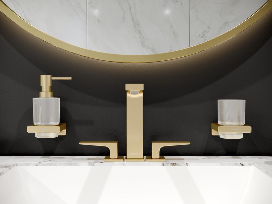 Стакан для зубных щеток HANSGROHE AddStoris Polished Gold Optic 41749990 золото