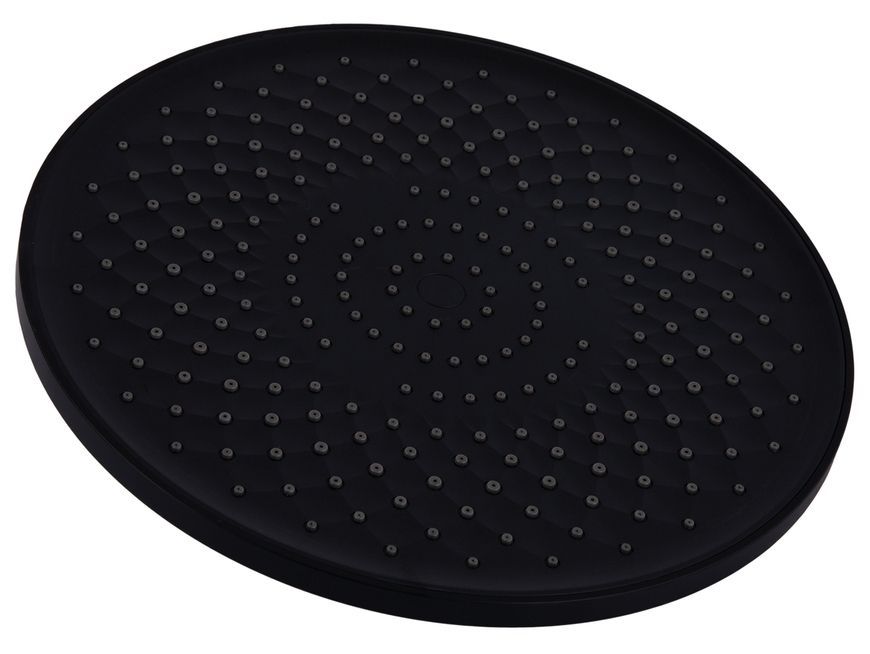 Душевая система Qtap Taurus с поворотным изливом Black Matt QTTAU111BLM45666 - QTTAU111BLM45666