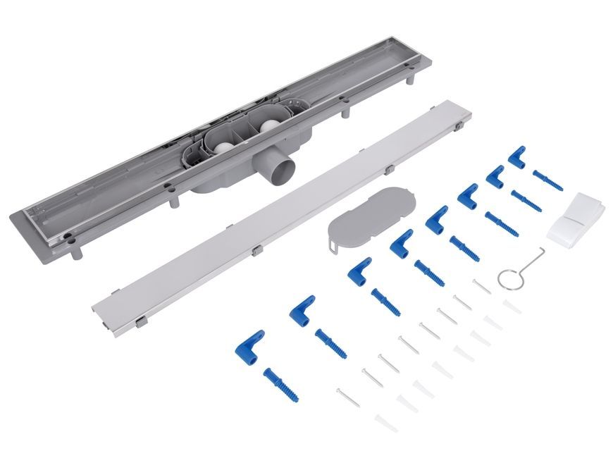 Трап Qtap Dry Tile 304-800 с сухим затвором 800 мм под плитку (универсальный) QTDRYTILE304800 - QTDRYTILE304800