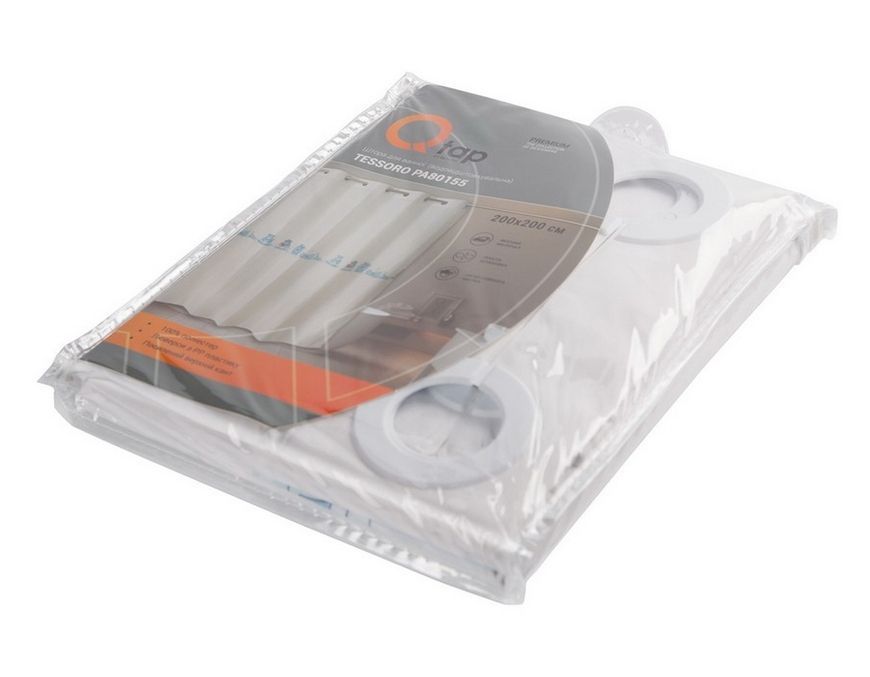 Шторка для ванной QTAP Tessoro PA80155 200х200 - QTPA80155