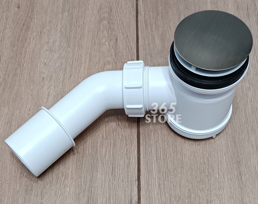 Сифон для душевого поддона McALPINE HC26-AB 50 мм бронза чистка сверху (HC26BODY + HC26ABTRIM) - НС26-АВ