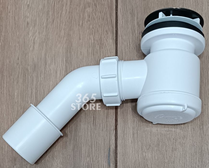 Сифон для душевого поддона McALPINE HC26-AB 50 мм бронза чистка сверху (HC26BODY + HC26ABTRIM) - НС26-АВ