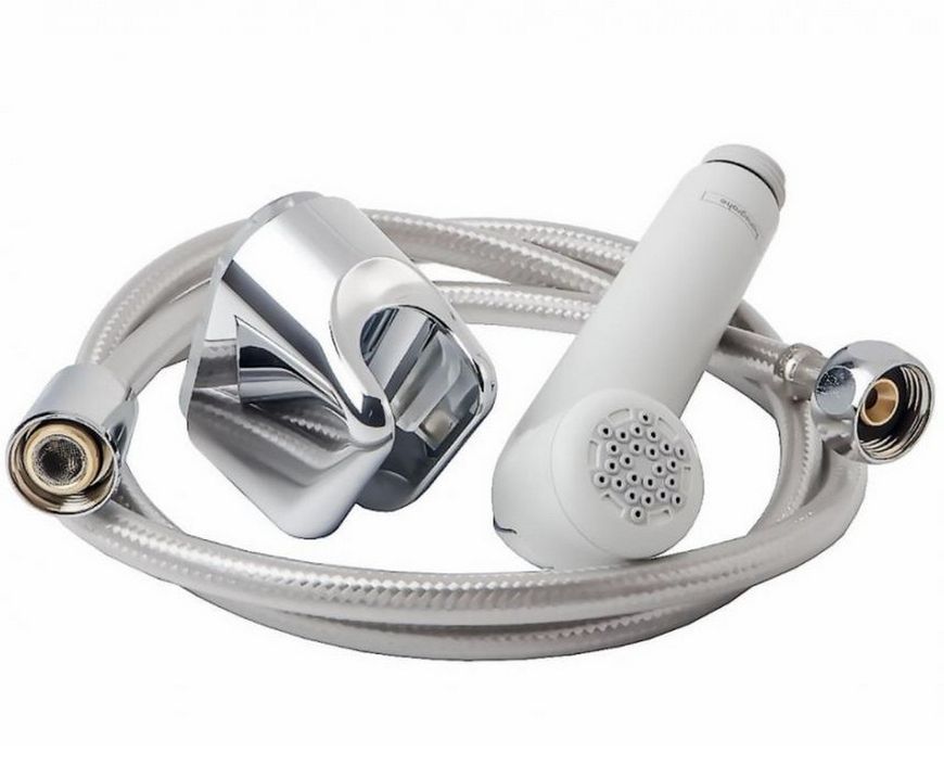 Гигиенический душ Hansgrohe с держателем и душевым шлангом 125 см 32127000 белый/хром - 32127000