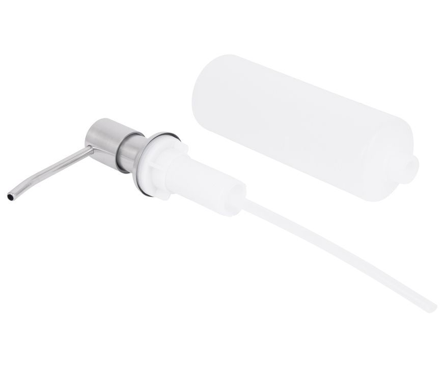 Дозатор для моющего средства Lidz Acsis LA29 Brushed Steel круглый LDACSLA29BRU49828