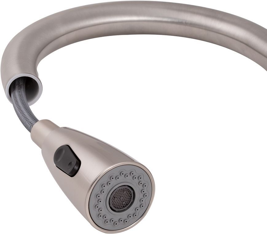 Смеситель для кухни LIDZ Aria 015FL Nickel с выдвижным изливом LDARI015FLNKS34945 - LDARI015FLNKS34945