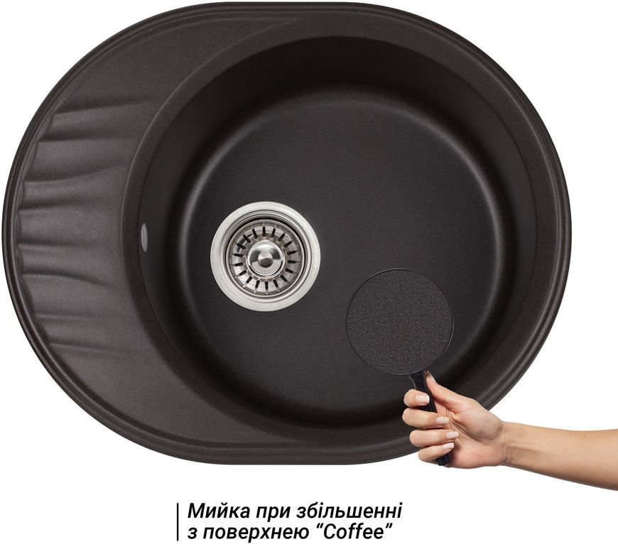Кухонная мойка QTAP CS 6151 Coffee (QT6151COF551) - QT6151COF551