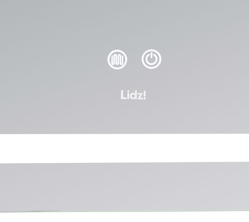 Дзеркало Lidz Kubis KU2 700х500 мм з LED-підсвічуванням Touch, з антизапотіванням, з димером, рег. яскравості LD78LF90448486