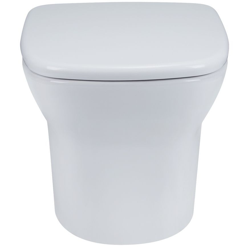 Унітаз підвісний QTAP Gemini безобідковий з сидінням Soft-close QT25332614EW - QT25332614EW