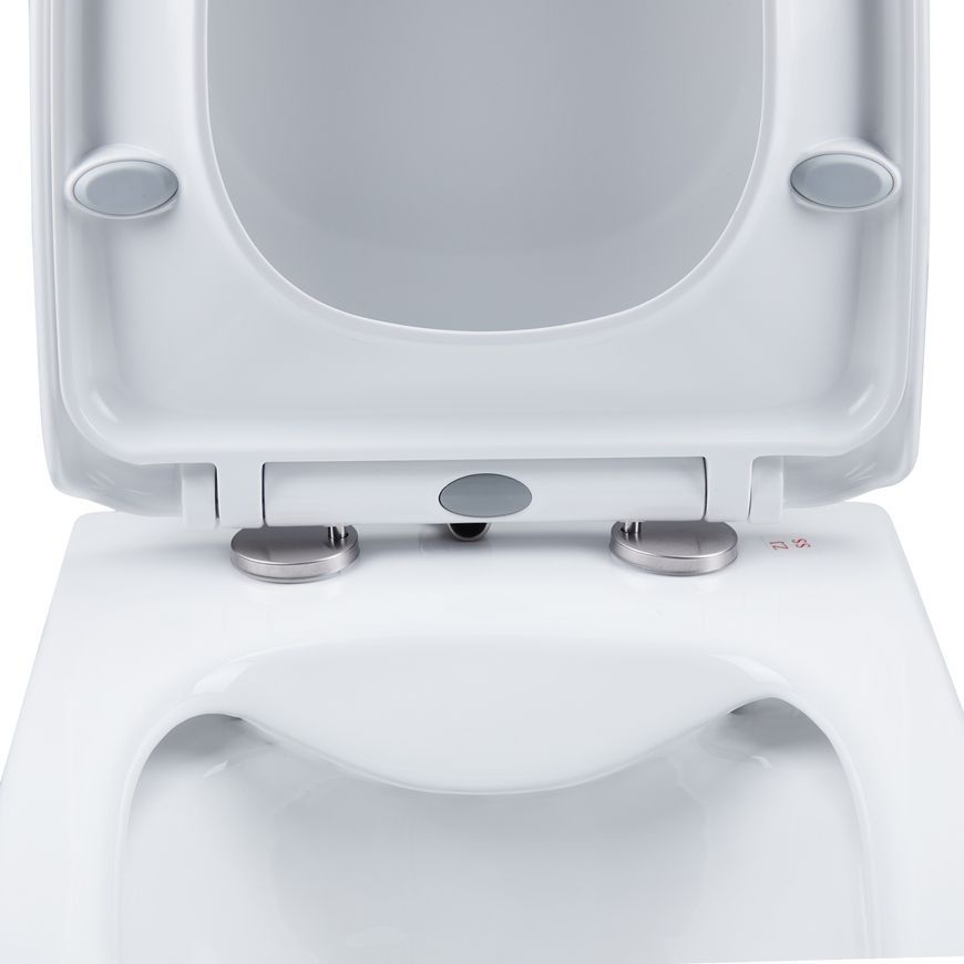 Унітаз підвісний QTAP Gemini безобідковий з сидінням Soft-close QT25332614EW - QT25332614EW
