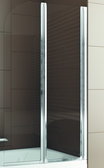Шторка стеклянная для ванны KFA ARMATURA MODERN 2 170-06963P универсальная, профиль хром матовый - 170-06963P