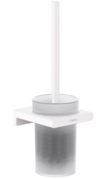 Йоржик для унітаза HANSGROHE настінний AddStoris Matt White 41752700 білий матовий