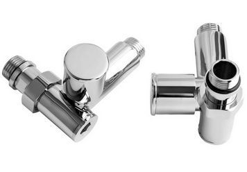 Кран для полотенцесушителя угловой NAVIN под ТЭН 1/2"х1/2", 2 шт. (21-032430-7777) - 21-032430-7777