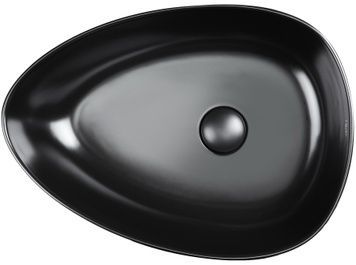 Раковина-чаша QTAP Leo 400x350x160 Matt black з донним клапаном QT1111A053MB - QT1111A053MB