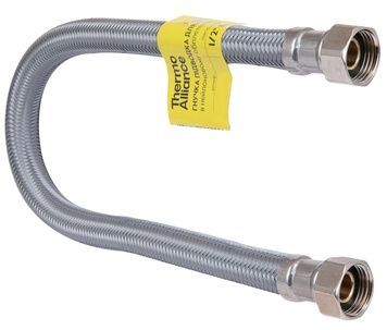 Шланг для підключення води Thermo Alliance Forte 80 см D10 1/2"x1/2" ВР NYLON TAF383W80