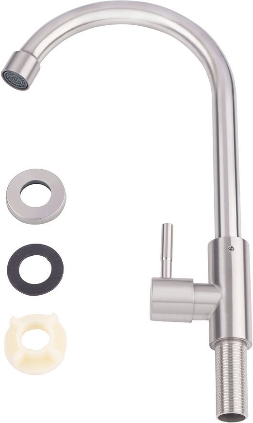 Однокран для кухні LIDZ Aria 269F Nickel LDARI269FNKS35722 - LDARI269FNKS35722
