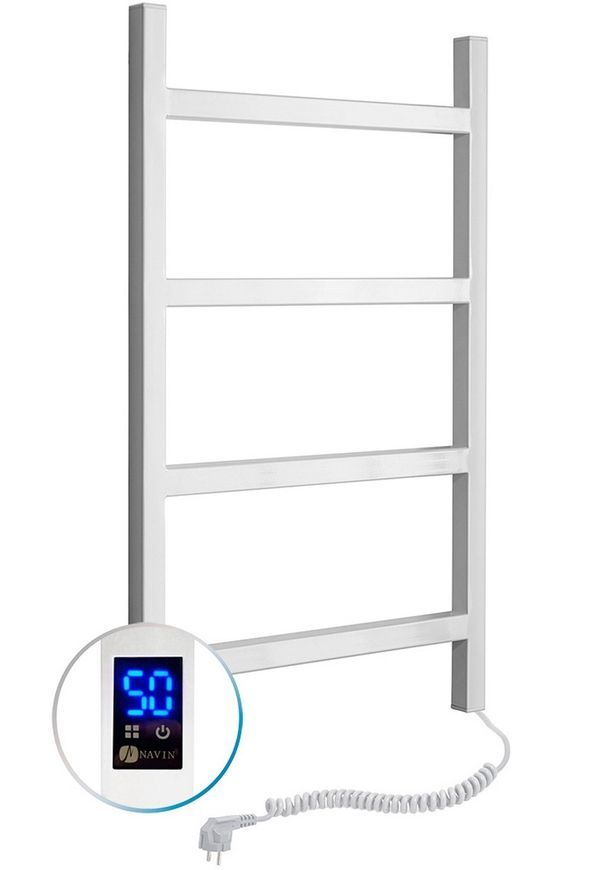Рушникосушарка електрична NAVIN Nordic 500х800 Sensor таймер регулятор права 12-841053-5080 біла - 12-841053-5080