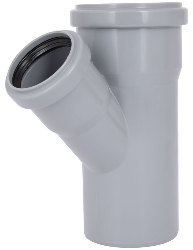 Тройник канализационный Ostendorf-OSMA HT-System PLUS d75/50/75&times;45&deg; SD00057553