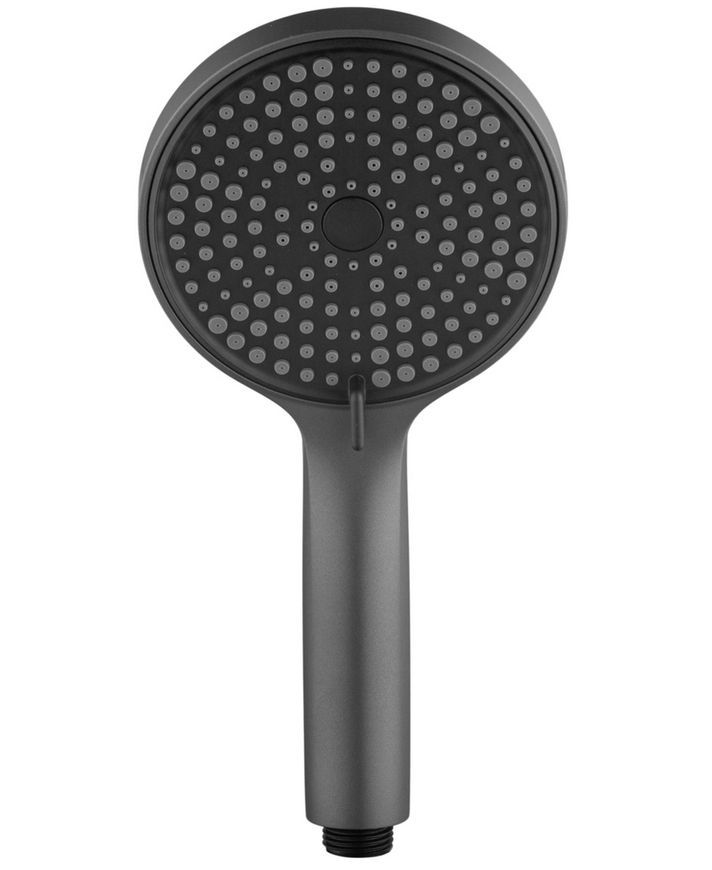 Лійка для ручного душу Kroner Element 2801512923Z-5301 120 мм, 3 режими, кругла, графіт CV036148 - Element 2801512923Z-5301