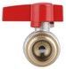 Кран кульовий прямий з накидною гайкою Thermo Alliance Standart 3/4" ВЗ латунь PN40 TAS261W20