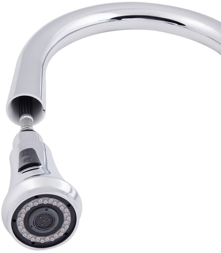 Змішувач для кухні QTAP Swan QTSWA9168103UN з висувним виливом - QTSWA9168103UN