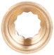 Удлинитель латунный Thermo Alliance Standart 1/2" ВРх1/2" НР, 100 мм SD42215100