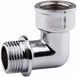 Уголок латунный SD Forte 3/4"ВРх3/4"НР хромированный SF372H20