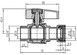 Кран кульовий прямий з накидною гайкою Thermo Alliance Standart 3/4" ВЗ латунь PN40 TAS261W20