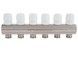 Коллектор с расходомерами Thermo Alliance Standart 1" 6 выходов 3/4" + евроконусы 3/4''х16&times;2 SD235W648887 - SD235W648887 - 6