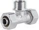 Тройник обжимной SD Plus 16х1/2"х16 НР разборный латунь SD160W161516