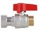 Кран кульовий прямий з накидною гайкою Thermo Alliance Standart 3/4" ВЗ латунь PN40 TAS261W20